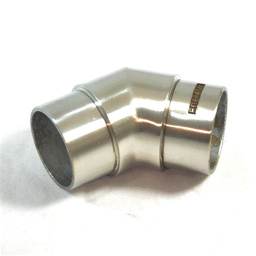 Edelstahleckbogen 45° für 42,4 mm